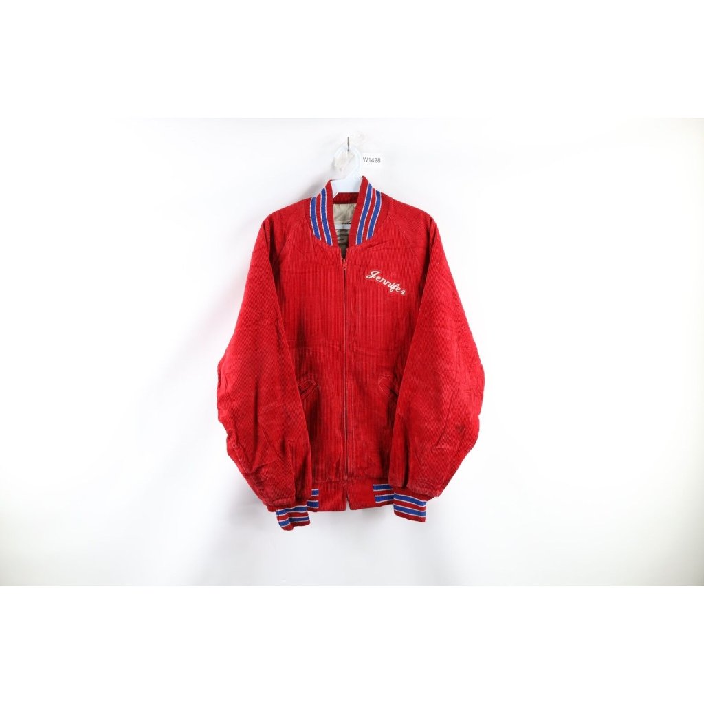 Vintage 80s Large Distressed Mcdonalds All American Cheerleader Jacket Usa